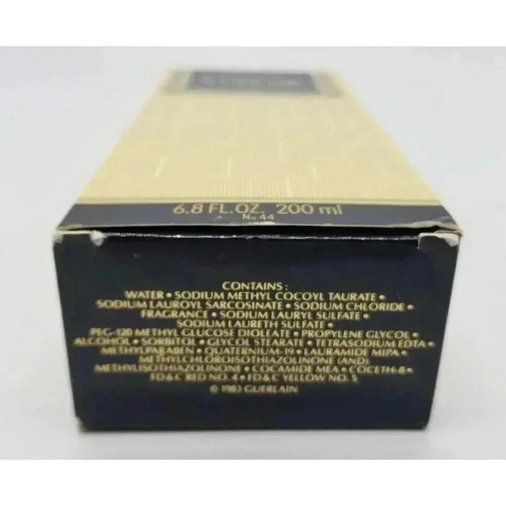 Shalimar Guerlain 1983 Vintage Perfumed Body Shampoo Wash 6.8oz /200 ml RARE - Picture 10 of 11